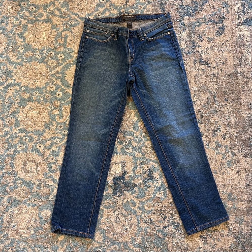 Banana Republic Dark Blue Denim Jeans Size 8